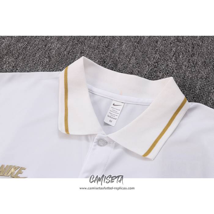 Camiseta Polo del Brasil 2022-2023 Blanco